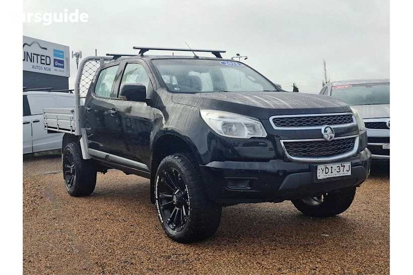 Black 2016 Holden Colorado Crew Cab Chassis Ls (4X2)