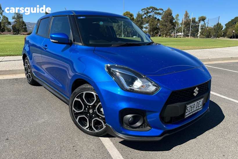 Blue 2023 Suzuki Swift Hatchback Sport Turbo