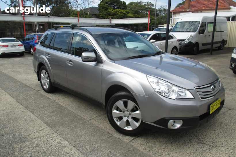 Silver 2010 Subaru Outback Wagon 2.5I