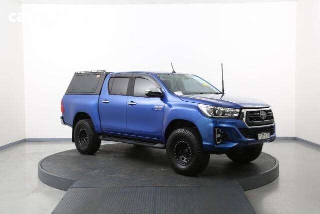 Blue 2019 Toyota Hilux Double Cab Pick Up Sr5 (4X4)