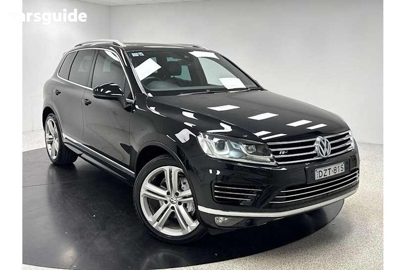Black 2017 Volkswagen Touareg Wagon V8 TDI R-LINE 4WD
