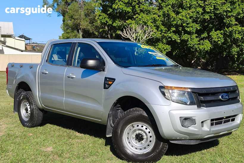 Silver 2012 Ford Ranger Crew Cab Pickup Xl 2.2 Hi-Rider (4X2)