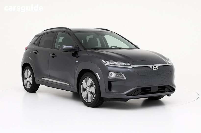 Grey 2021 Hyundai Kona Wagon Highlander Electric Std Range