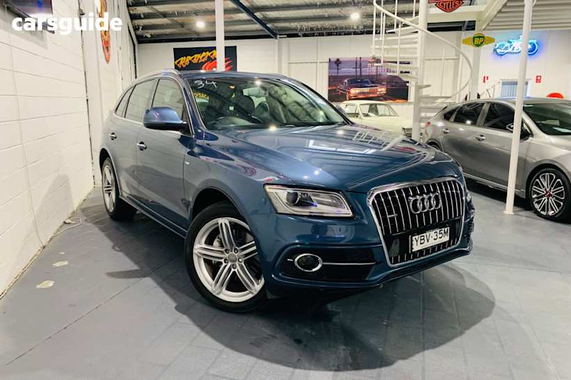 Blue 2014 Audi Q5 Wagon 3.0 Tfsi Quattro