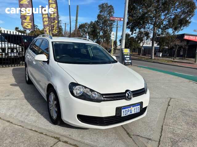 White 2010 Volkswagen Golf Wagon 118 Tsi Comfortline