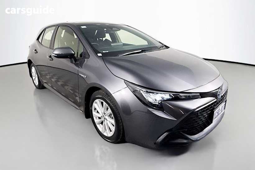 Grey 2022 Toyota Corolla Hatchback Ascent Sport + Conv Pk Hybrid