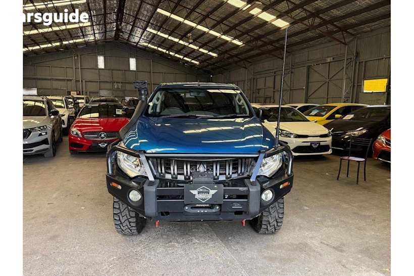 Blue 2016 Mitsubishi Triton Dual Cab Utility Gls (4X4)