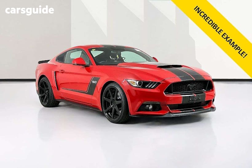 Red 2017 Ford Mustang Coupe Fastback Gt 5.0 V8