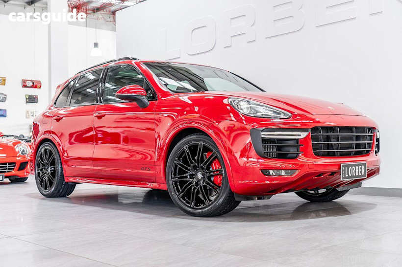 Red 2014 Porsche Cayenne SUV GTS