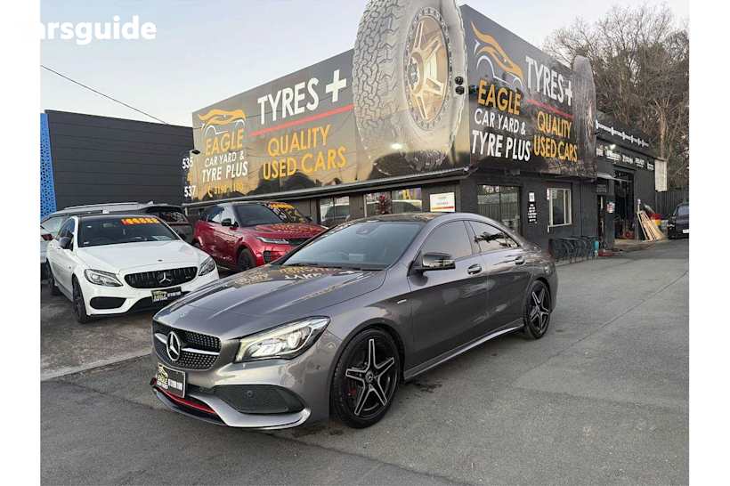 Grey 2018 Mercedes-Benz CLA250 Coupe Sport 4Matic
