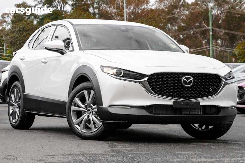White 2024 Mazda CX-30 Wagon G20 SKYACTIV-Drive Touring
