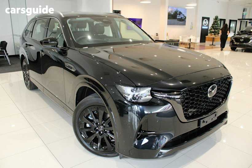 Black 2025 Mazda CX-80 Wagon D50E Gt