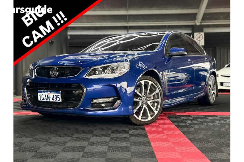 Blue 2016 Holden Commodore Sedan SS V R