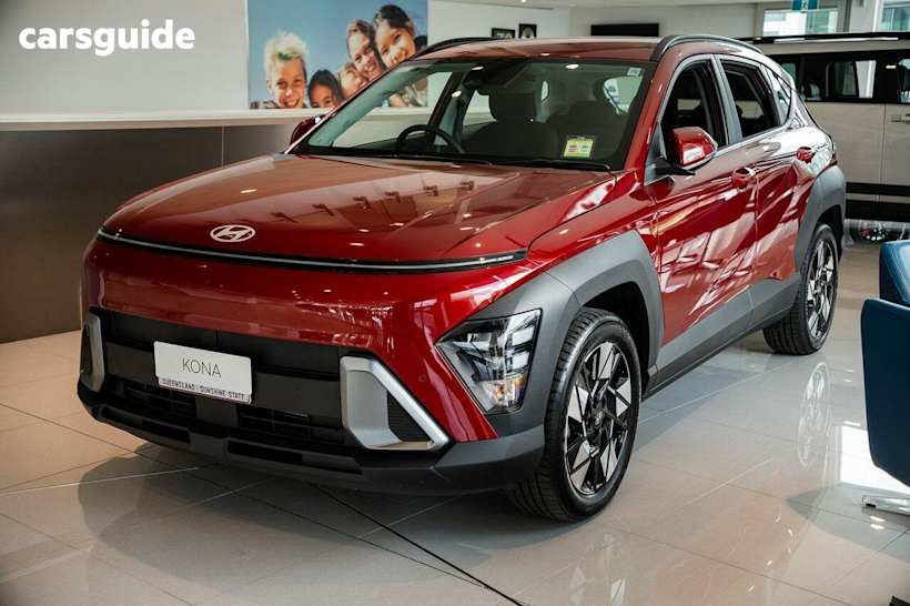 Red 2024 Hyundai Kona Wagon Hybrid