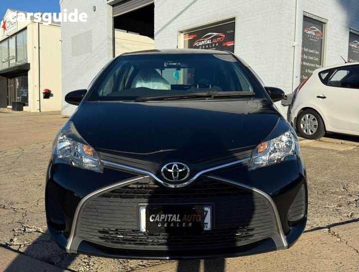 Black 2015 Toyota Yaris Hatchback Ascent