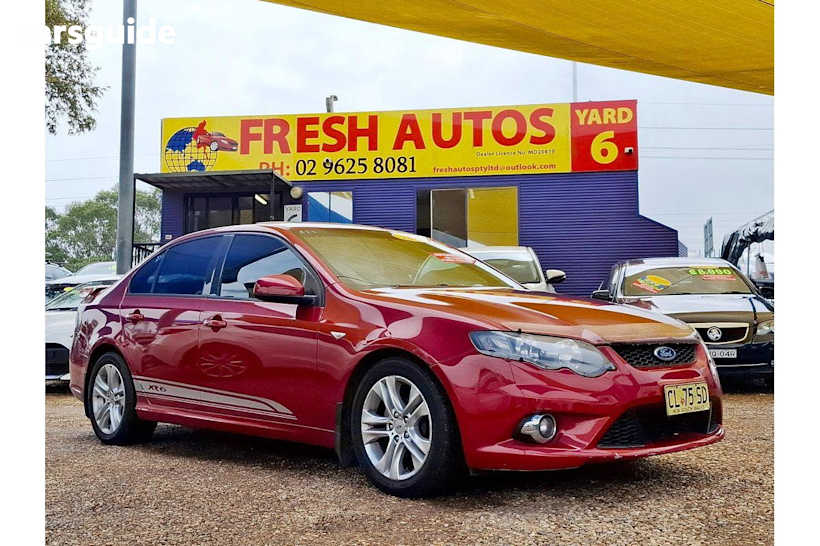 Red 2010 Ford Falcon Sedan Xr6 (Lpg)