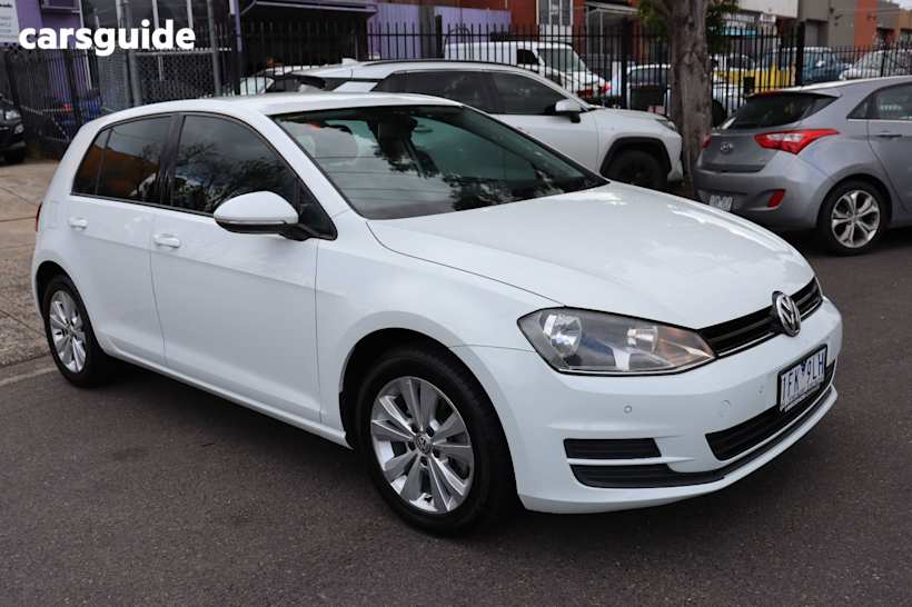 White 2013 Volkswagen Golf Hatchback 90 Tsi Comfortline