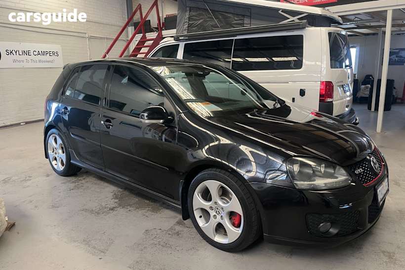 Black 2008 Volkswagen Golf Hatchback Gti