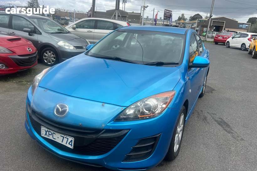 Blue 2009 Mazda 3 Sedan Maxx Sport