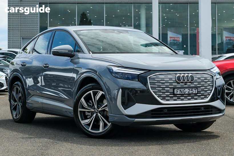 Grey 2024 Audi Q4 E-Tron Sportback 45 Sportback