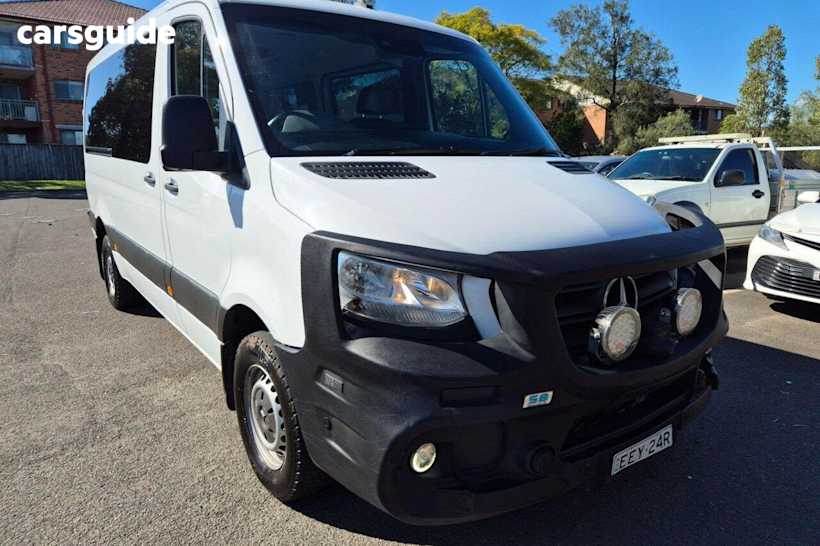 White 2019 Mercedes-Benz Sprinter Van 419CDI VS30 MWB RWD