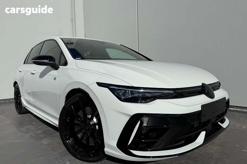 White 2025 Volkswagen Golf Hatchback R Black Edition