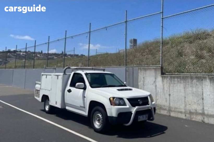 White 2009 Holden Colorado Cab Chassis Lx (4X2)