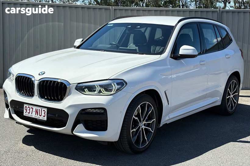White 2020 BMW X3 Wagon Xdrive30I M Sport