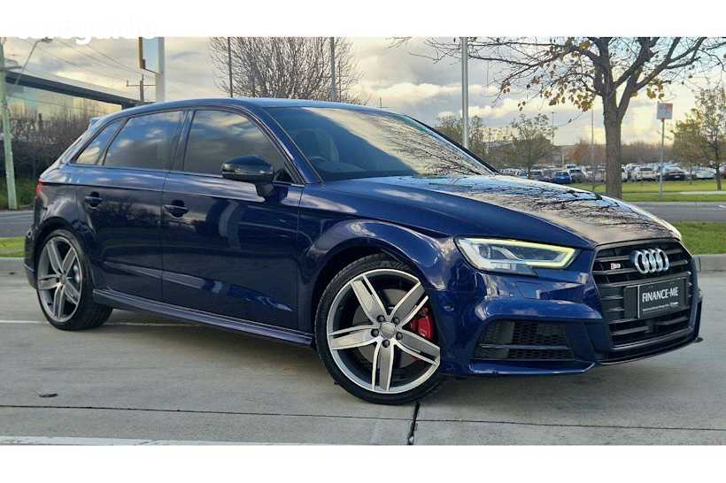 Blue 2020 Audi S3 Hatch 4WD