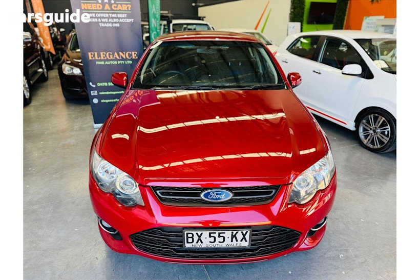 Red 2013 Ford Falcon Sedan Xr6T