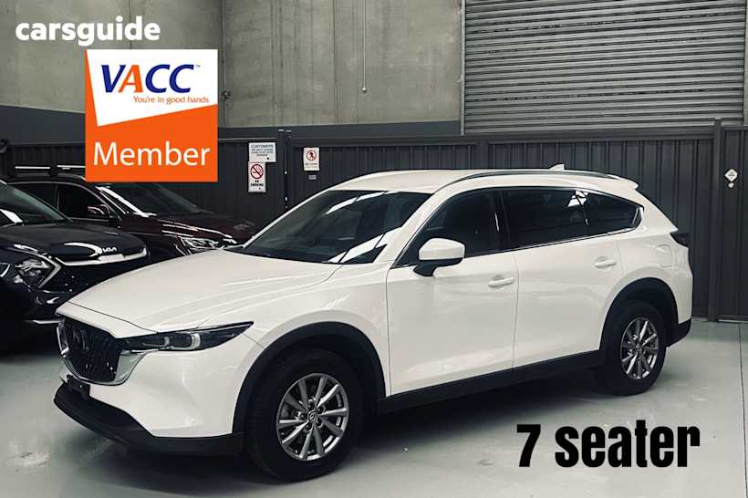 White 2023 Mazda CX-8 Wagon G25 Sport (Fwd)