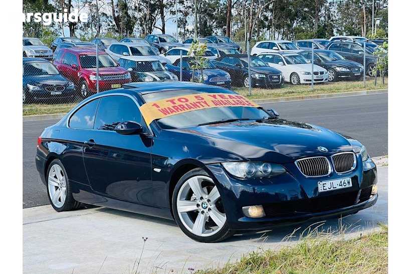 Blue 2007 BMW 325I Coupe