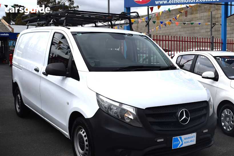 White 2016 Mercedes-Benz Vito Van 114 Bluetec Swb