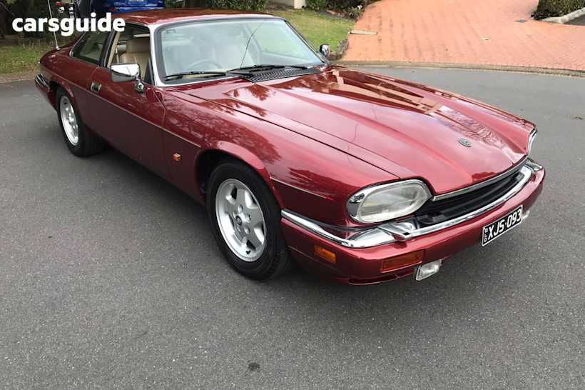 Burgundy 1993 Jaguar XJS Coupe V12
