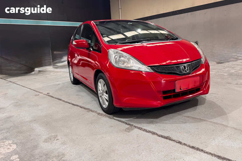 Red 2012 Honda Jazz Hatchback Vibe