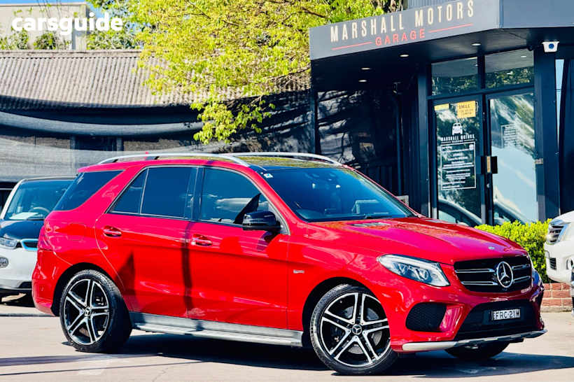 Red 2016 Mercedes-Benz GLE450 Coupe Amg 4Matic