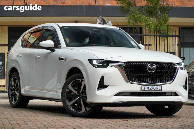 White 2024 Mazda CX-60 Wagon P50E Azami Phev