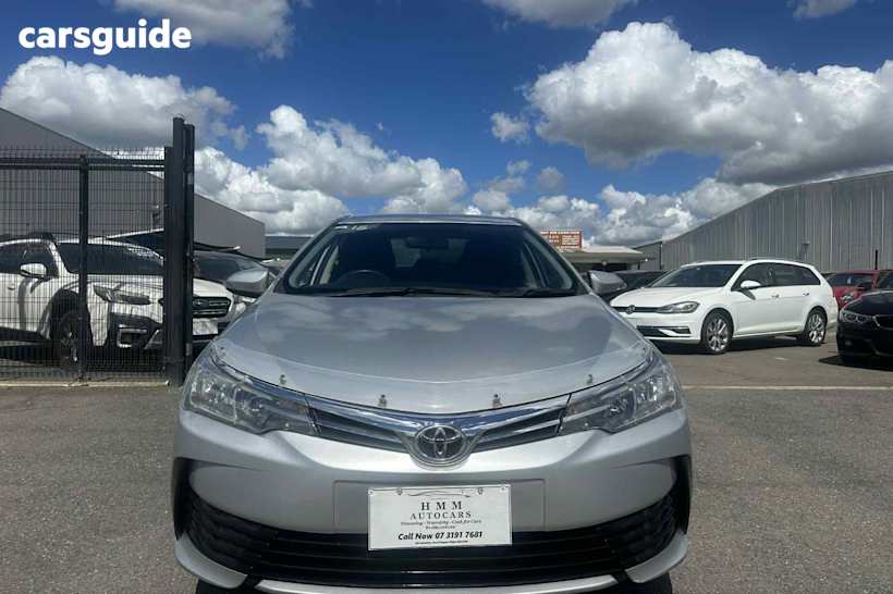 Silver 2017 Toyota Corolla Sedan Ascent