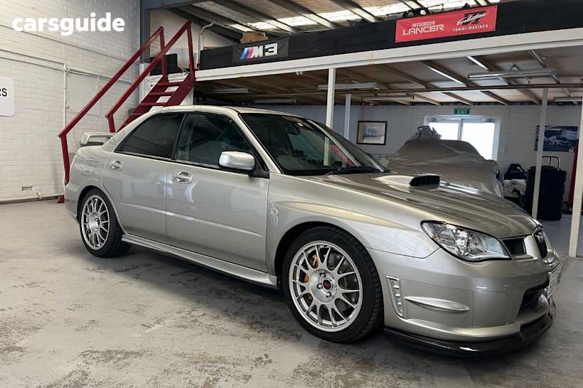 Grey 2006 Subaru Impreza Sedan Wrx Sti