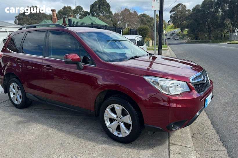 Red 2013 Subaru Forester Wagon 2.5I-L