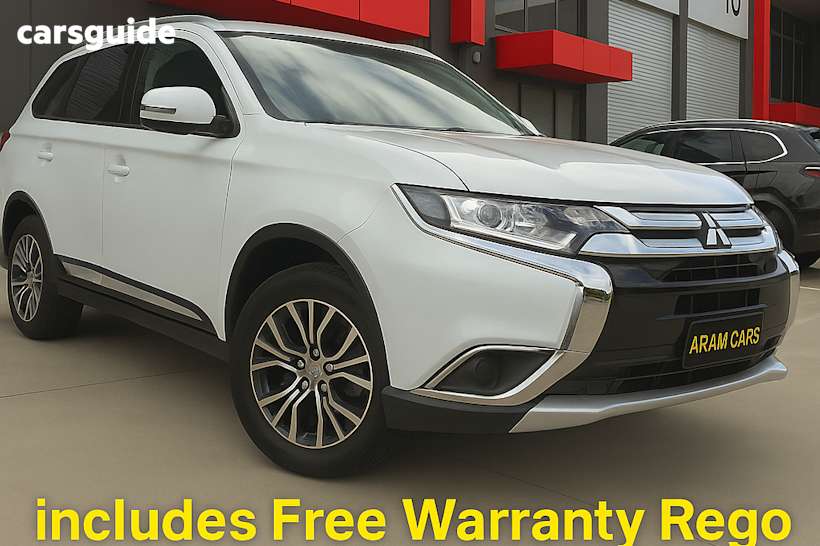 White 2016 Mitsubishi Outlander Wagon Xls (4X4)