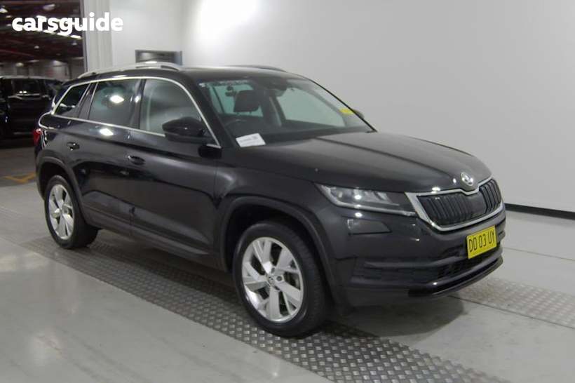Black 2019 Skoda Kodiaq Wagon 132 Tsi (4X4)
