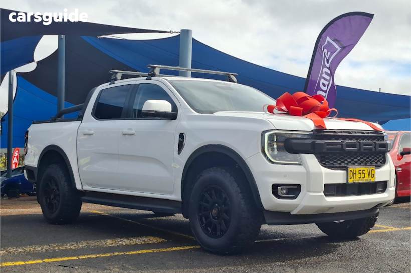 White 2023 Ford Ranger Ute Tray XLT 4X4