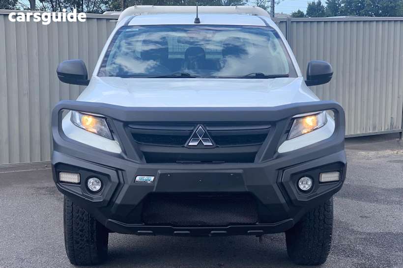 White 2019 Mitsubishi Triton Double Cab Pick Up Glx Adas (4X4)