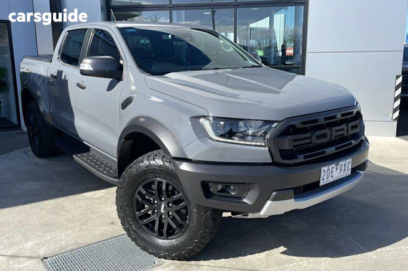 Grey 2020 Ford Ranger Ute Tray RAPTOR 4X4