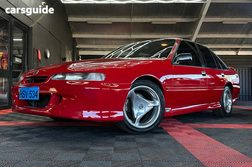Red 1995 Holden Clubsport Sedan 4DR SEDAN 4SP AUTO 5.0I