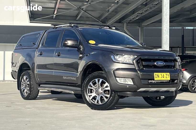 Grey 2017 Ford Ranger Dual Cab Pick-up Wildtrak 3.2 (4X4)