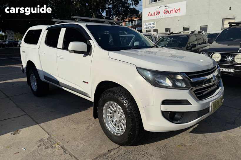 White 2017 Holden Colorado Ute Tray LS 4X4