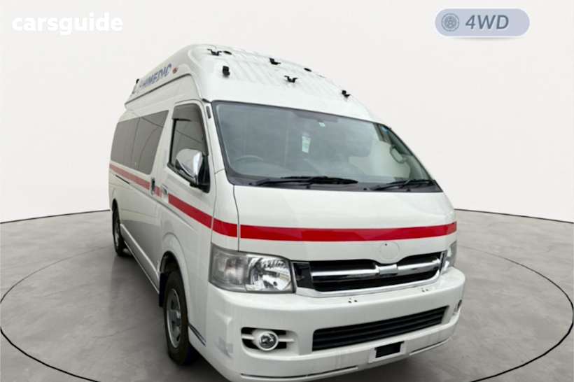 White 2009 Toyota HiAce Commercial 4WD