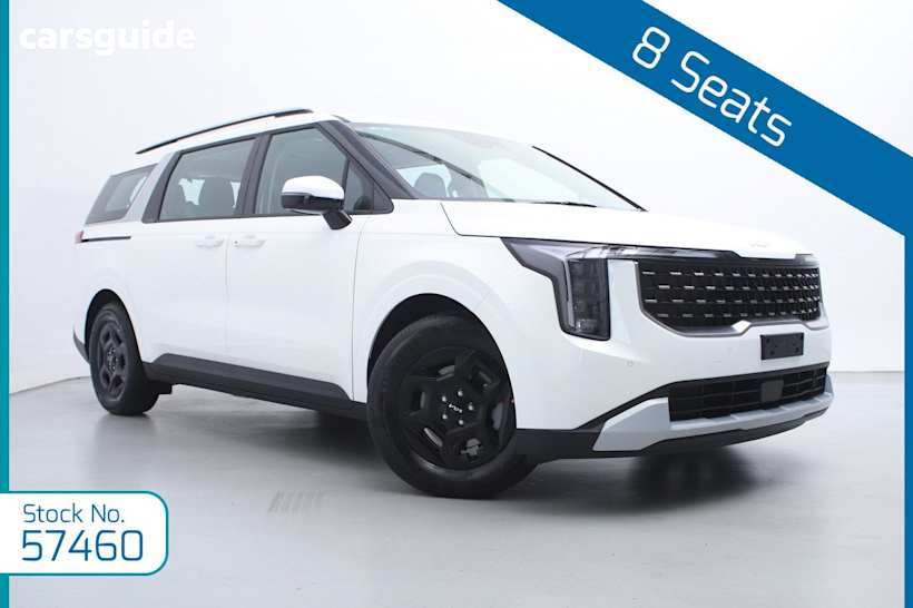 White 2024 Kia Carnival Wagon S